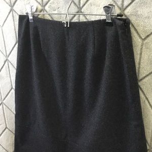 J.Crew Charcoal Wool Skirt